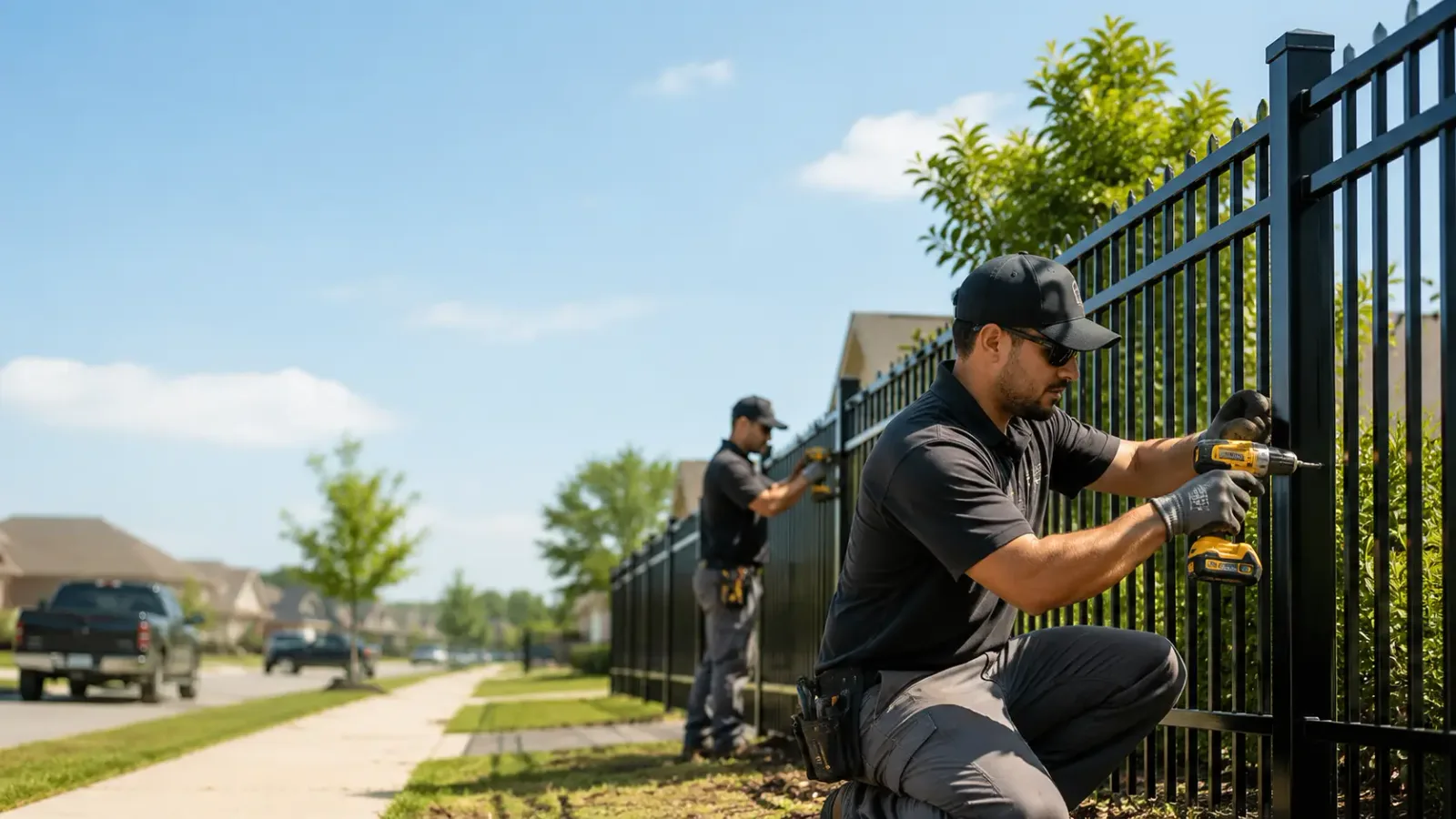 Metal Fence Installation in Mayflower, AR